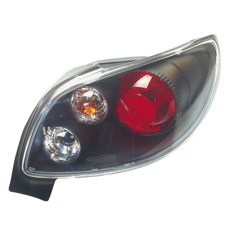 Image of SK-Import Achterlichten Black Housing Peugeot 206
