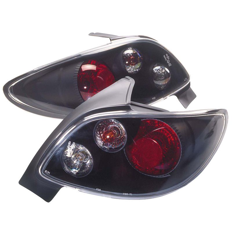 Image of SK-Import Achterlichten Black Housing Peugeot 206