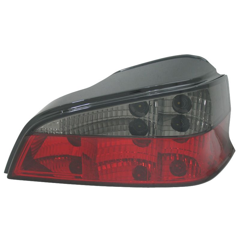 Image of SK-Import Achterlichten Rood Glas Smoke Glas Peugeot 106