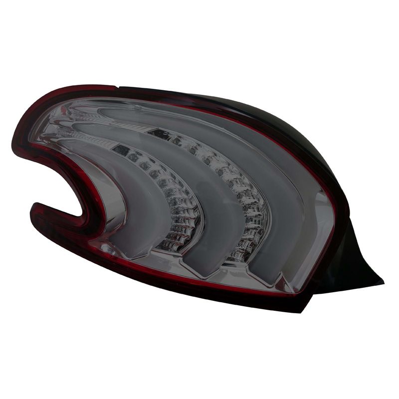 Image of SK-Import Achterlichten Rood Glas Smoke Glas Peugeot 208