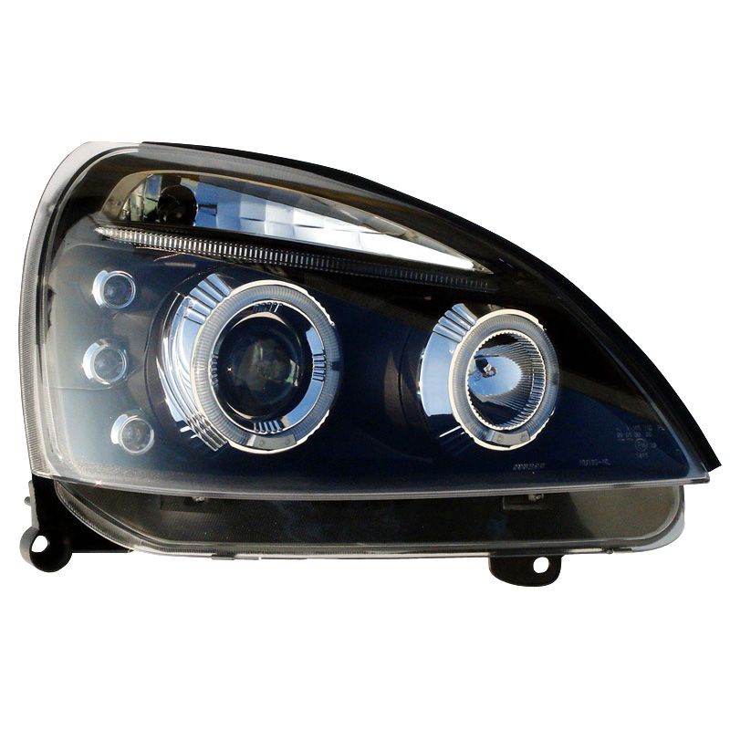 Image of SK-Import Koplampen Angel Eyes Black Housing Renault Clio Facelift