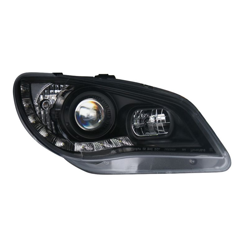 Image of SK-Import Koplampen DRL Black Housing Subaru Impreza