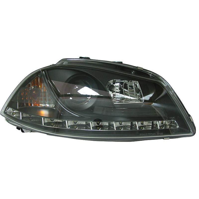 Image of SK-Import Koplampen DRL Black Housing Seat Cordoba,Ibiza