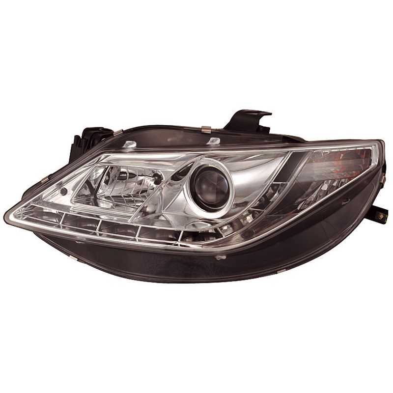 Image of SK-Import Koplampen DRL Chrome Housing Seat Ibiza
