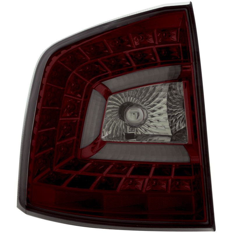 Image of SK-Import Achterlichten Rood Glas Smoke Glas Skoda Octavia