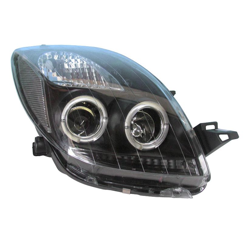 Image of SK-Import Koplampen Angel Eyes Black Housing Toyota Yaris