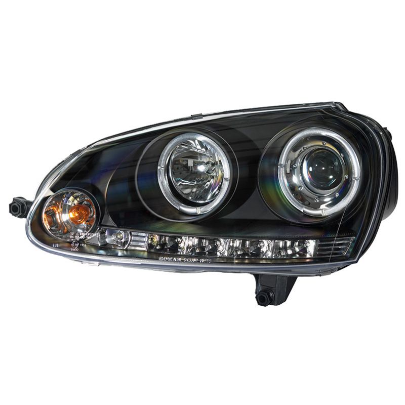 Image of SK-Import Koplampen Angel Eyes Black Housing Volkswagen Golf