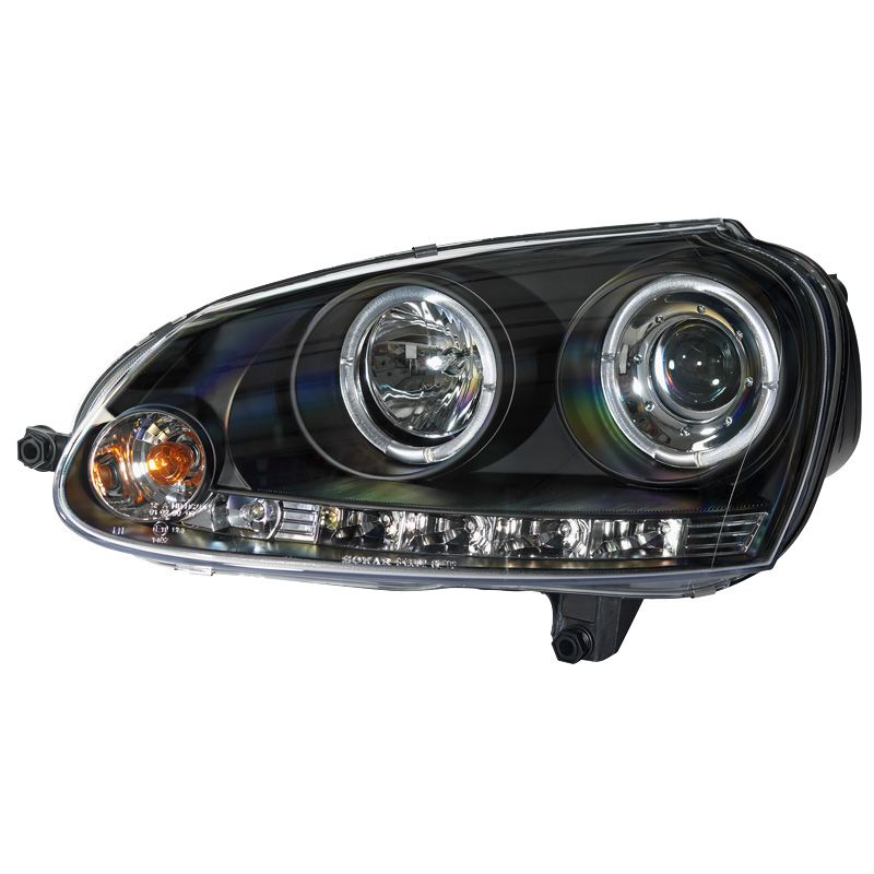 Image of SK-Import Koplampen Angel Eyes Black Housing Volkswagen Golf