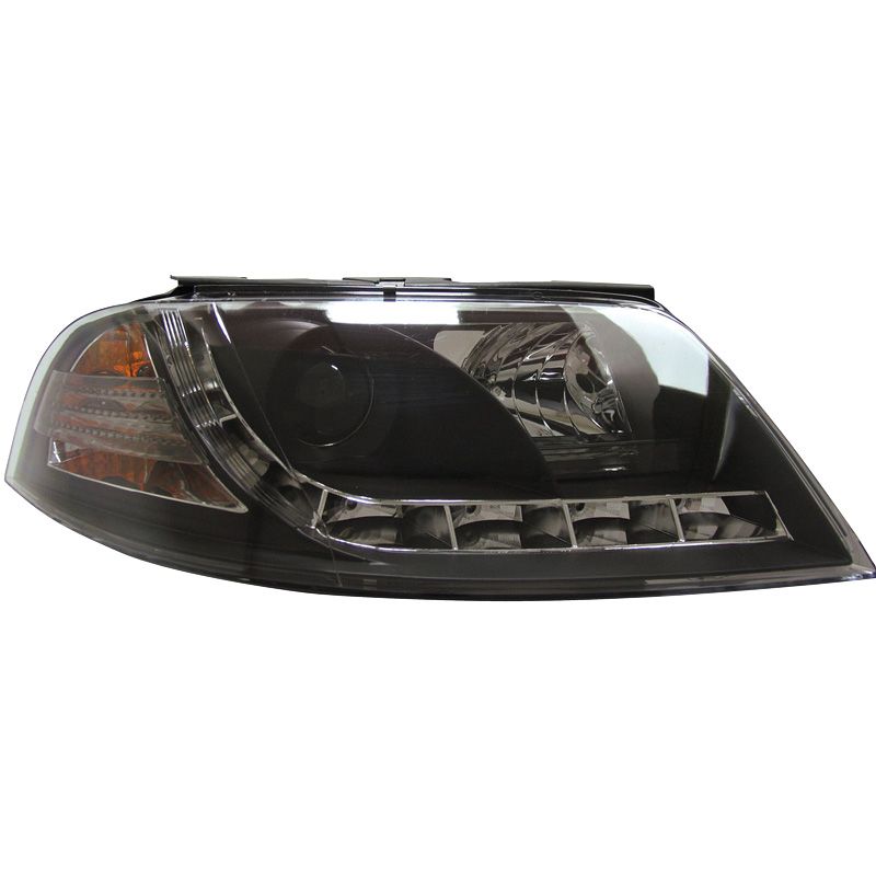 Image of SK-Import Koplampen DRL Black Housing Volkswagen Passat