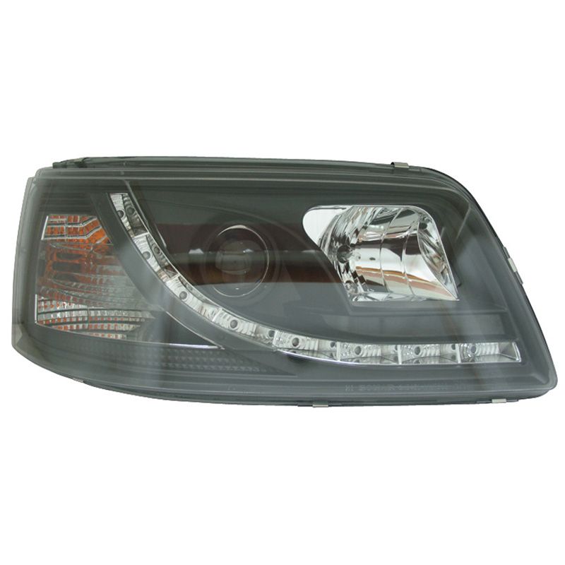 Image of SK-Import Koplampen DRL Black Housing Volkswagen Transporter