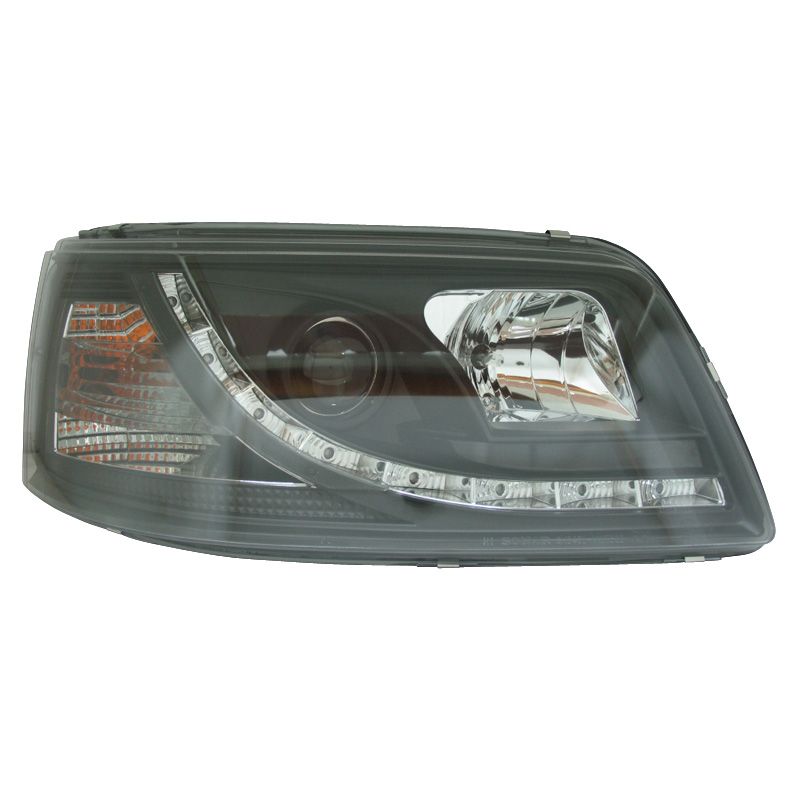 Image of SK-Import Koplampen DRL Black Housing Volkswagen Transporter
