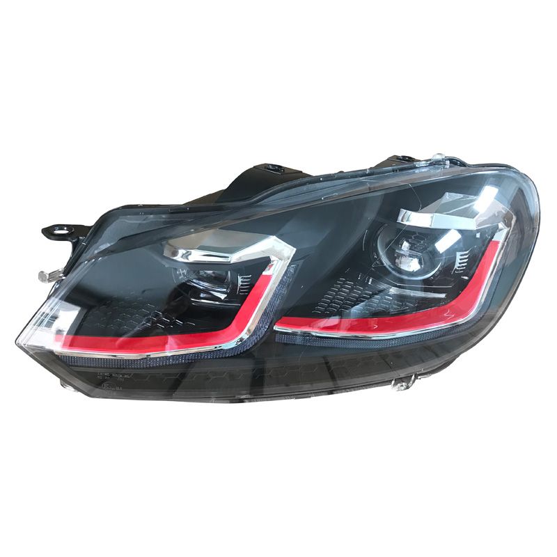 Image of SK-Import Koplampen 7.5 Style Black Housing Volkswagen Golf