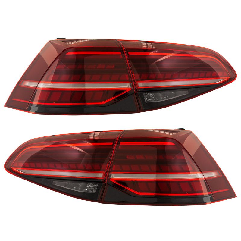 Image of SK-Import Achterlichten Rood Glas Smoke Glas Volkswagen Golf
