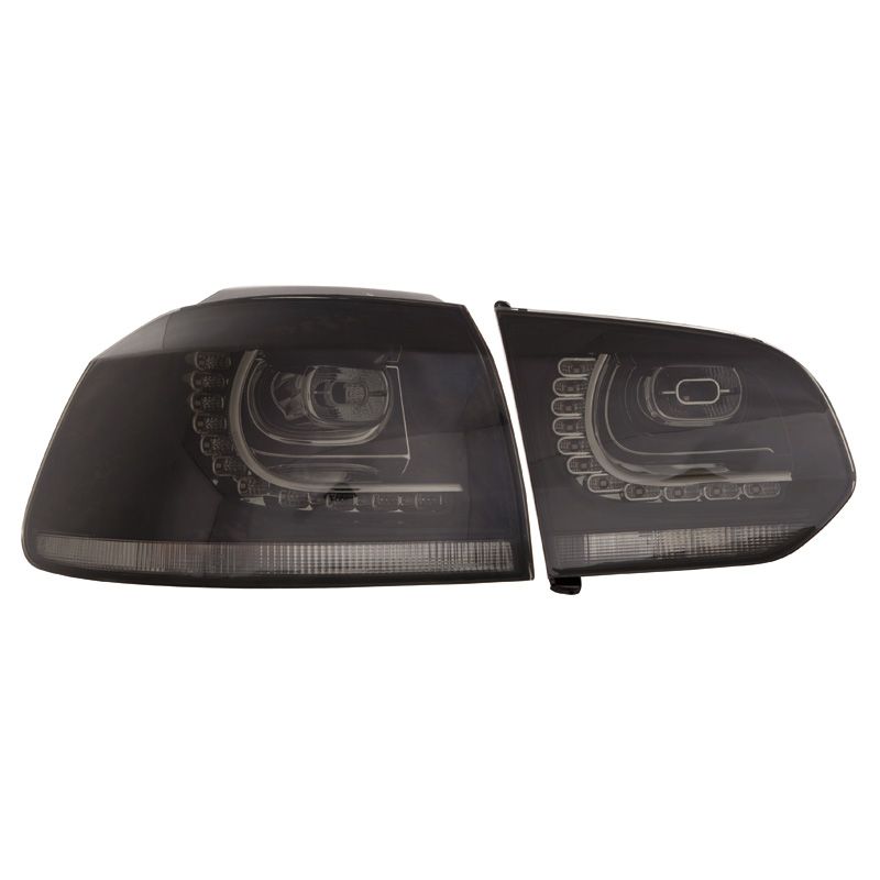 Image of SK-Import Achterlichten R Style Black Housing Smoke Glas Volkswagen Golf
