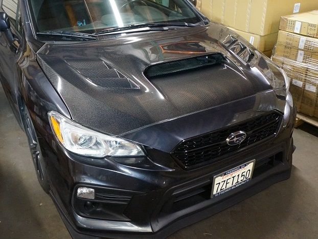Image of CarbonWorks Motorkap VR Style Carbon Subaru Impreza