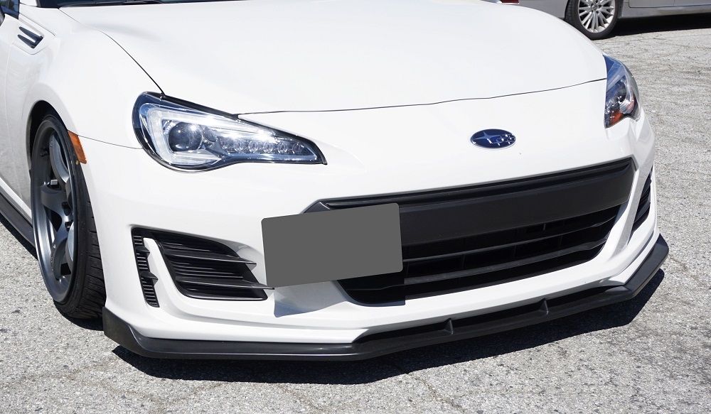 Image of PU Design Voor Bumper Lip MPX Style Zwart Polyurethane Subaru BRZ Pre Facelift