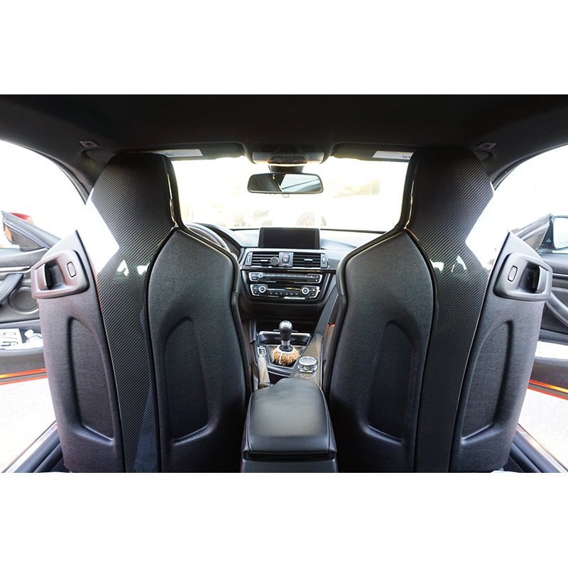 Image of CarbonWorks Stoel Inleg M-Performance Style Carbon BMW 3-serie,4-serie