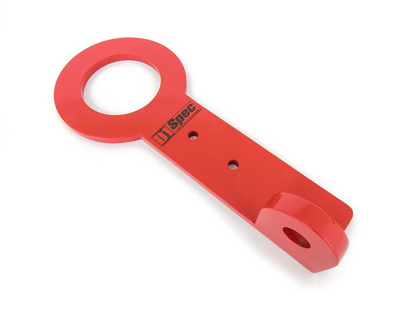 Image of D1 Spec Voor en Achter Sleepogen Rood Aluminium