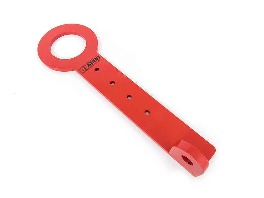 Image of D1 Spec Voor en Achter Sleepogen Rood Aluminium