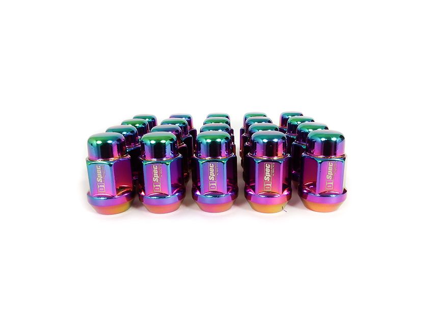 Image of D1 Spec Gesloten Wielmoeren Closed End Neo Chroom Staal M12x1.5