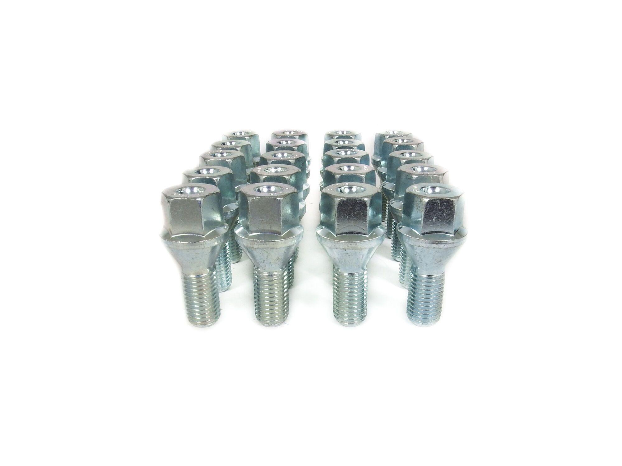 Image of SK-Import Zeskant Wielbout Hex 17 Zilver Staal M12x1.5