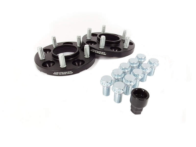 Image of JR-Wheels Spoorverbreders JRWA1 Zwart Aluminium