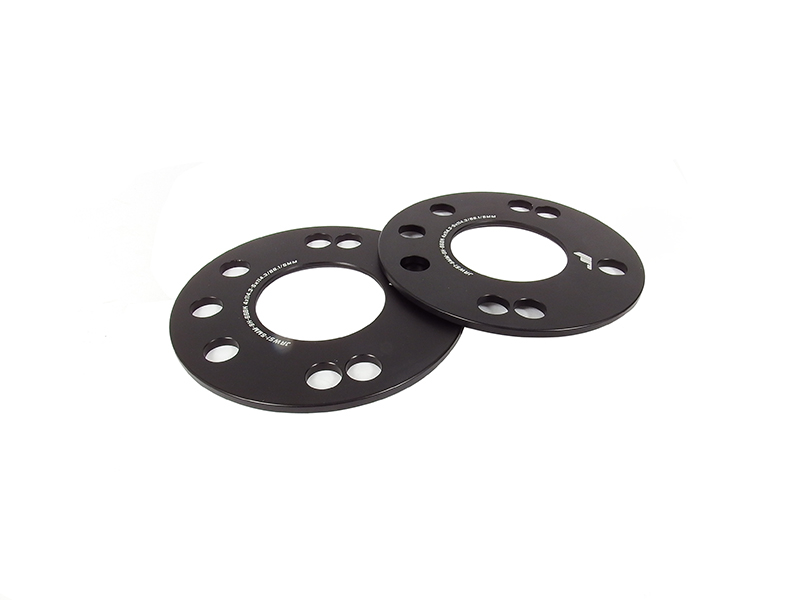 Image of JR-Wheels Spoorverbreders JRWS1 Zwart Aluminium