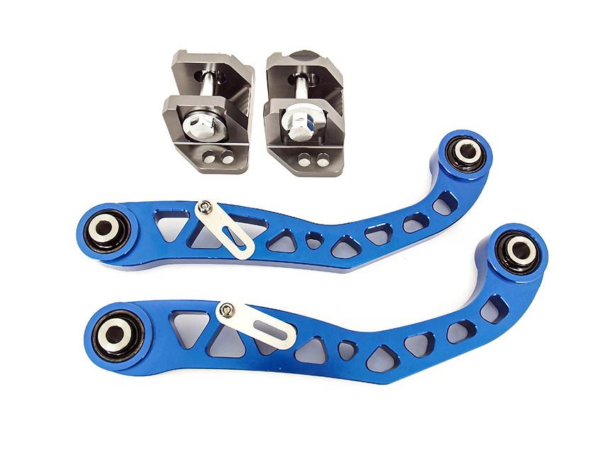 Image of D1 Spec Achter Draagarm Blauw Aluminium Honda Civic