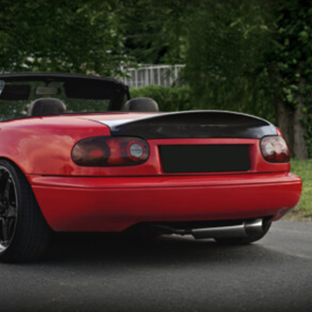 Image of SK-Import Achter Ducktail Spoiler Zwart Fiberglass Mazda MX-5