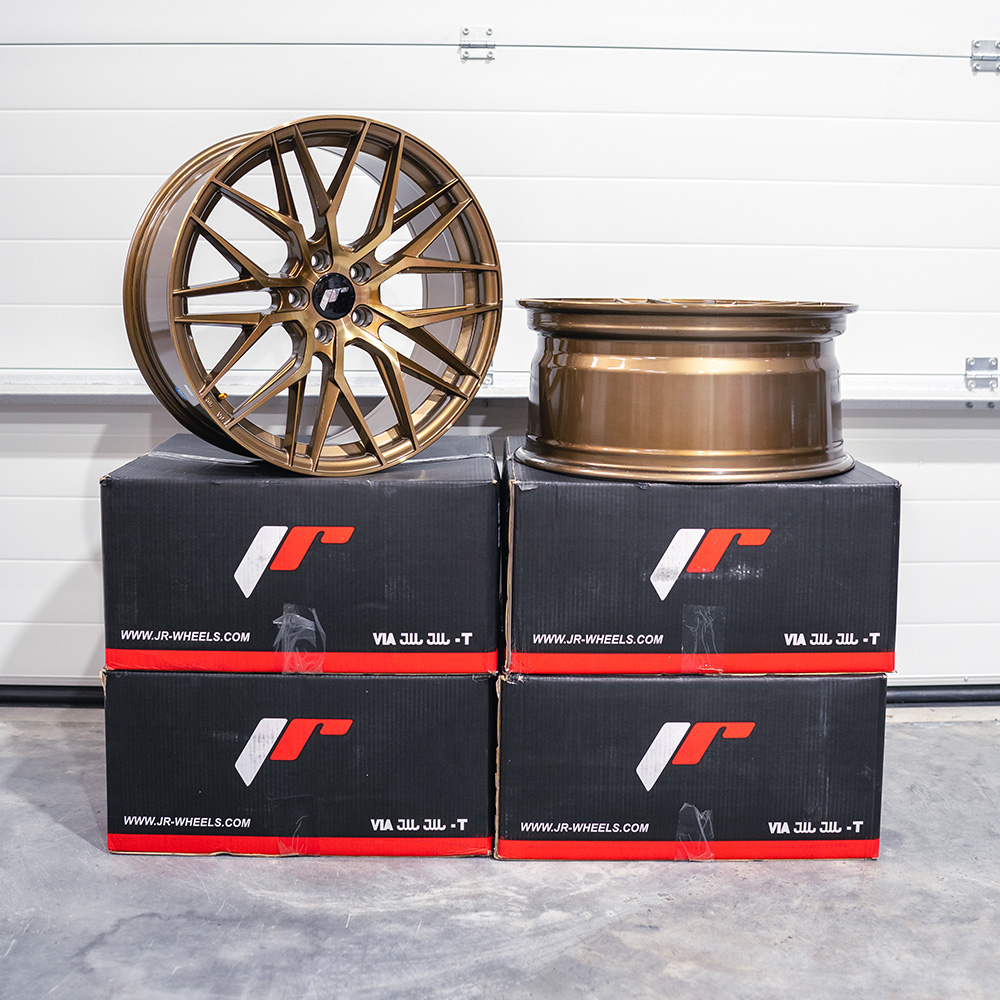 Image of JR-Wheels JR28 TWEEDE KANS Velgen 19 Inch 8.5J ET40 5x112 Platinum Bronze