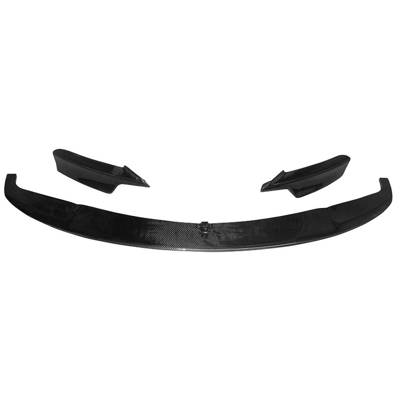 Image of CarbonWorks Voor Bumper Lip M Style Carbon BMW 3-serie