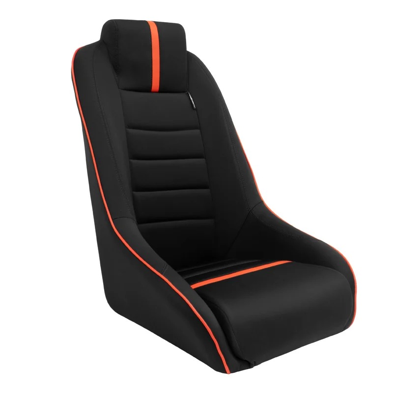 Image of SK-Import Kuipstoel Classic RS Zwart - Rood Textiel