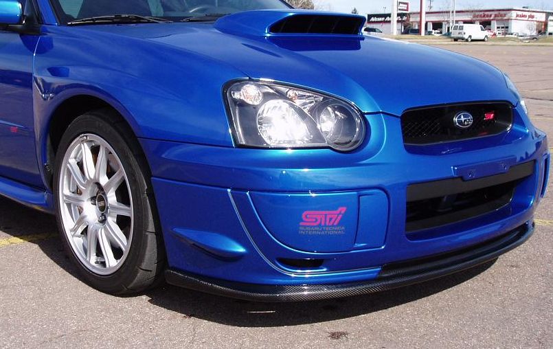 Image of SK-Import Voor Bumper Hoek STI / WRX Style Polyester Subaru Impreza