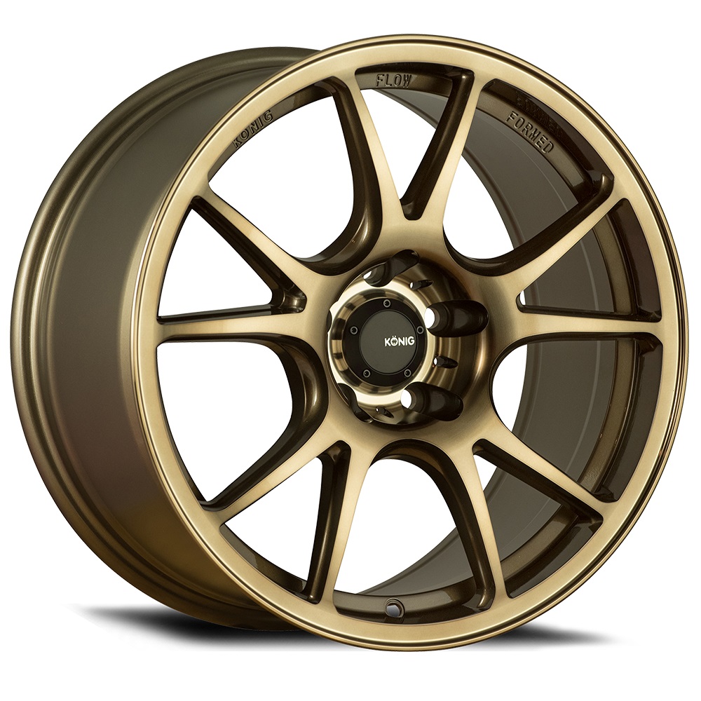 Image of König Freeform Velgen 18 Inch 9.5J ET25 5x114.3 Radium Bronze