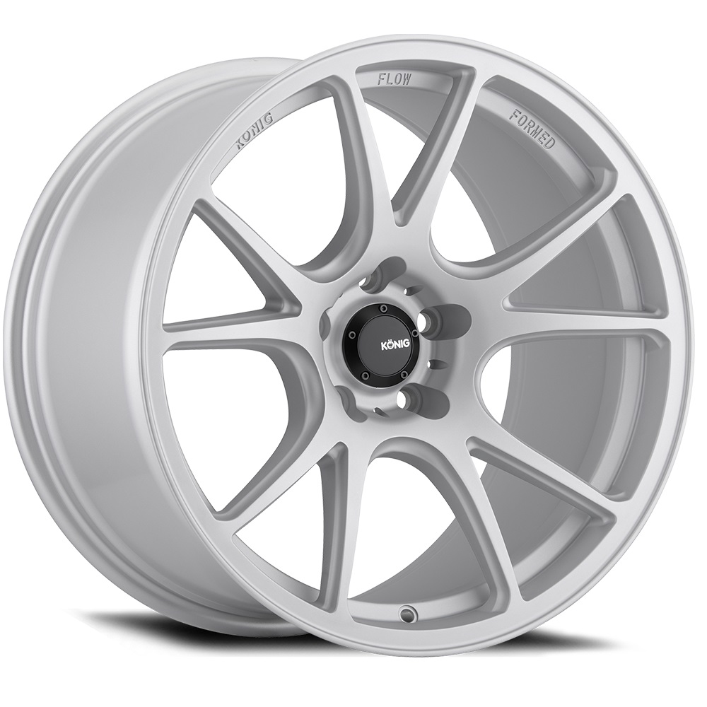 Image of König Freeform Velgen 18 Inch 9.5J ET35 5x120 Flat Silver