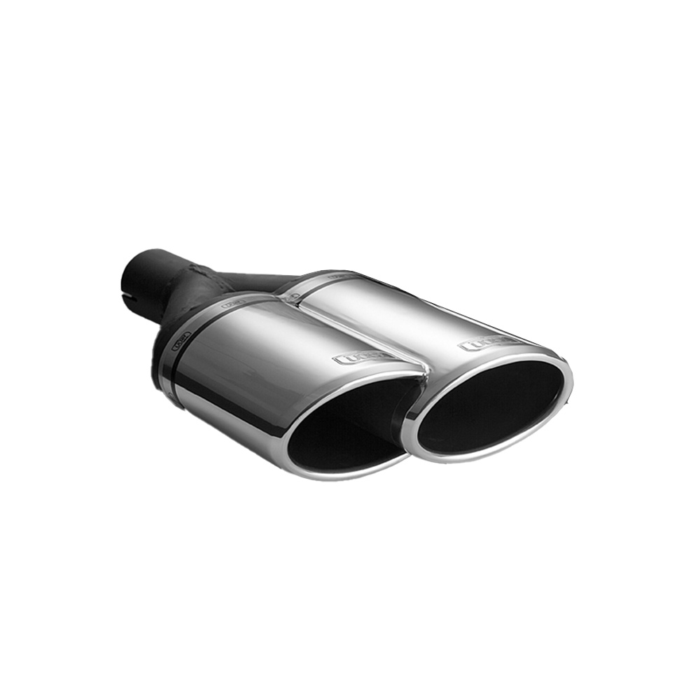Image of Ulter Sport Uitlaat Sierstuk Dual Tip Roestvrij Staal