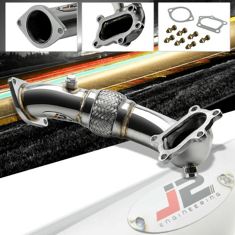 J2 Engineering Downpipe Roestvrij Staal Mazda 3