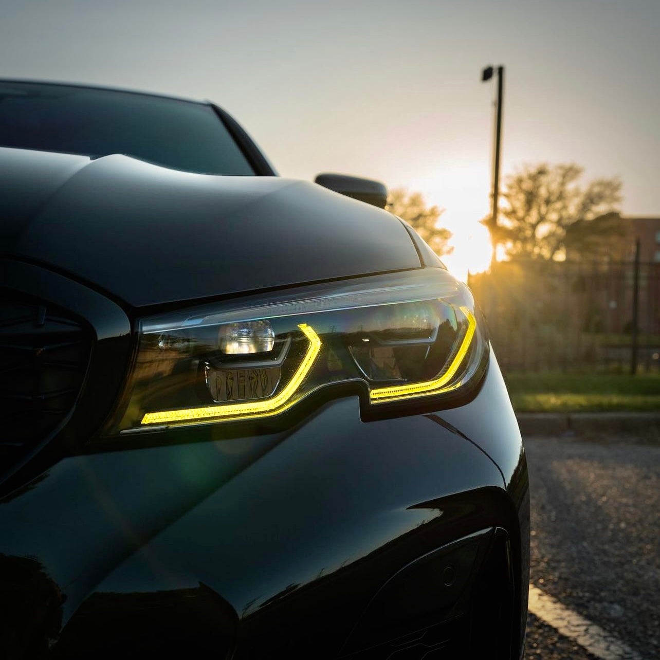 Image of SK-Import Voor Dagrijverlichting LED Geel BMW 3-serie Pre LCI