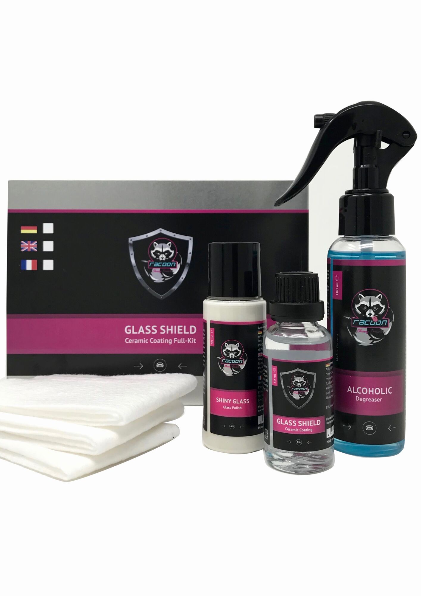 Image of Racoon Glass Shield Full Kit