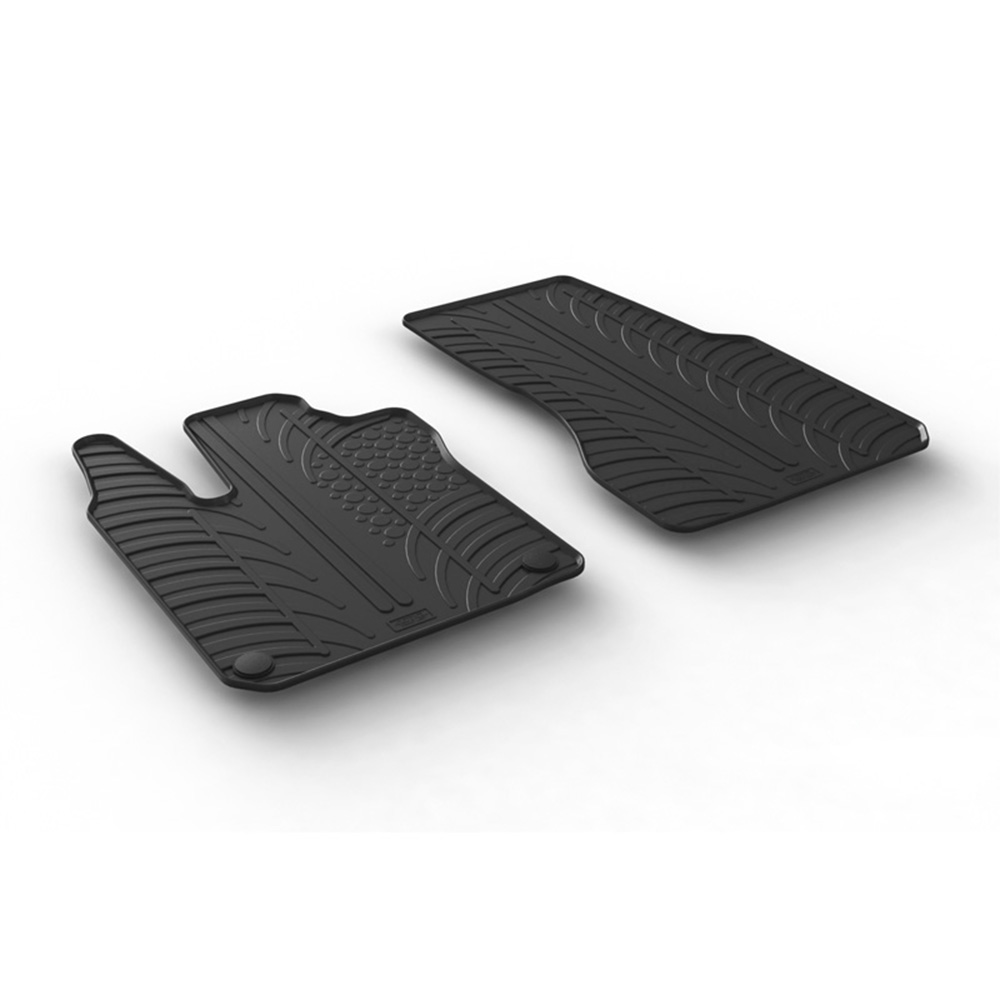 Image of Gledring Automatten Zwart Rubber Smart ForTwo