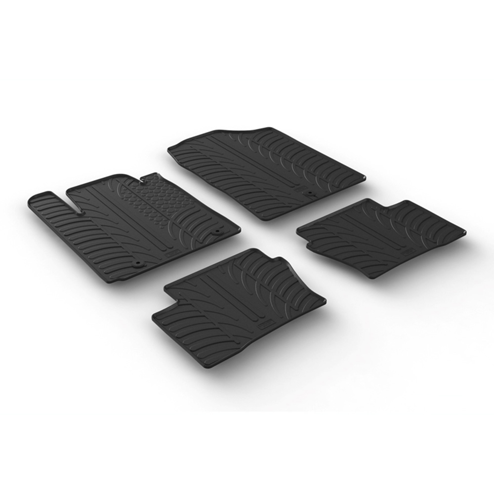 Image of Gledring Automatten Zwart Rubber Kia Picanto