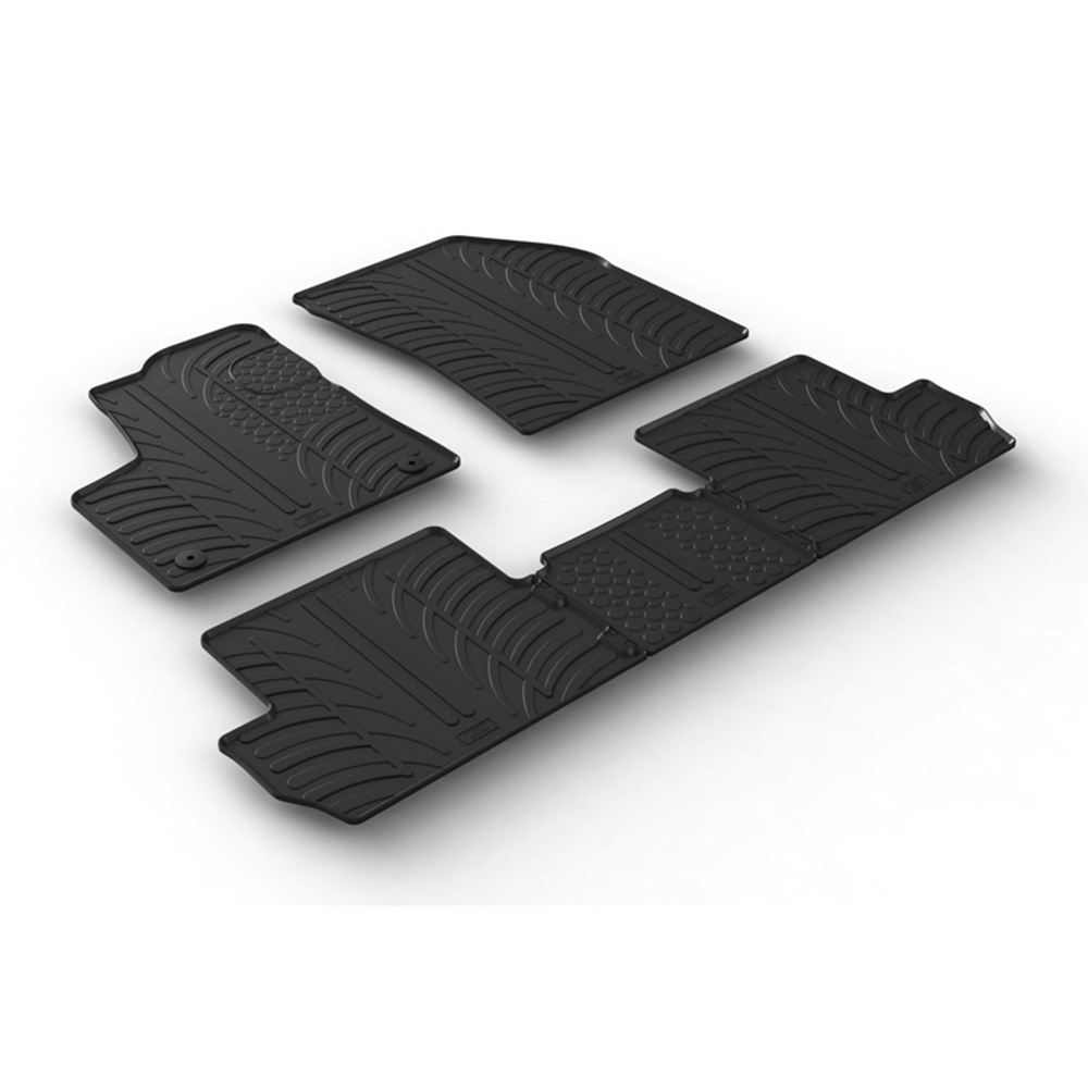 Gledring Automatten Zwart Rubber Peugeot 3008