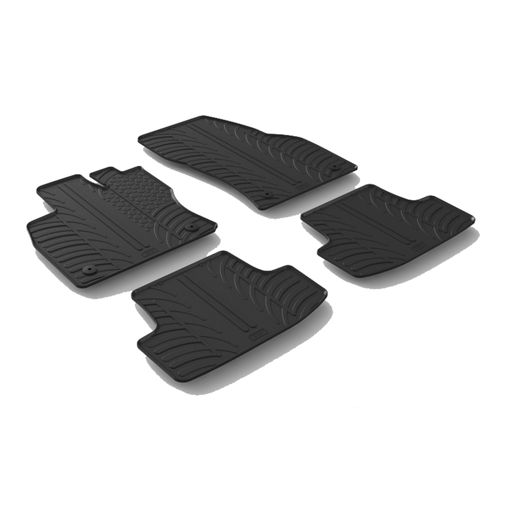 Image of Gledring Automatten Zwart Rubber Volkswagen T-Roc