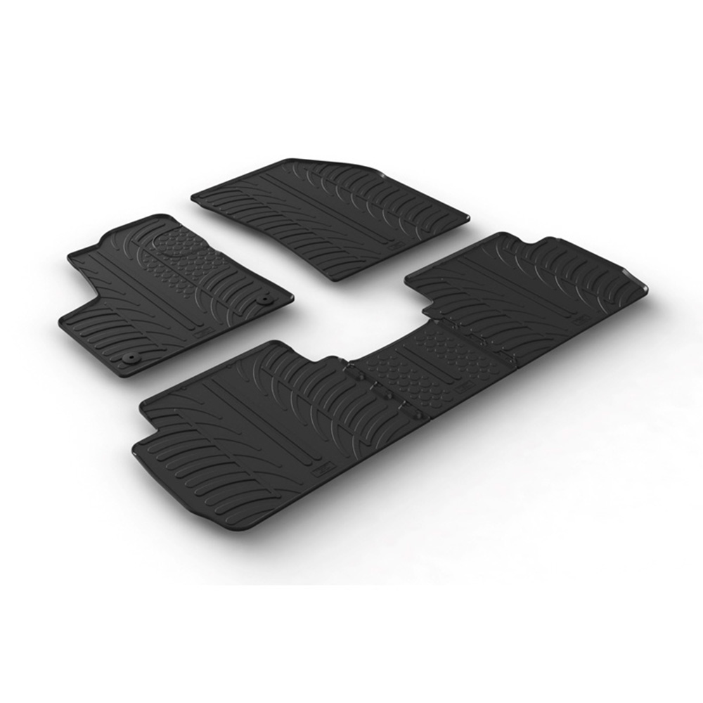 Gledring Automatten Zwart Rubber Peugeot 5008