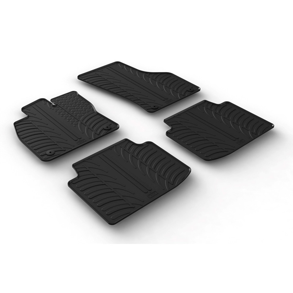 Image of Gledring Automatten Zwart Rubber Volkswagen Arteon