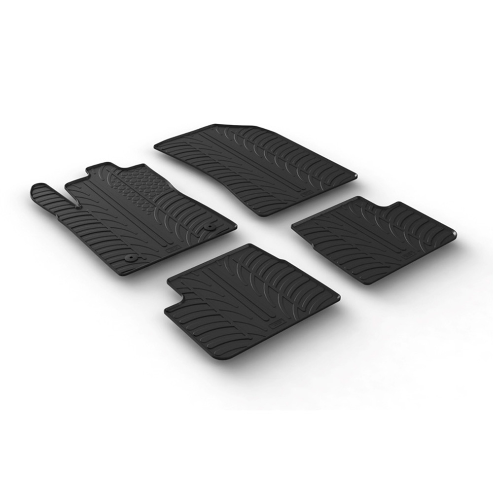 Image of Gledring Automatten Zwart Rubber Citroen C3