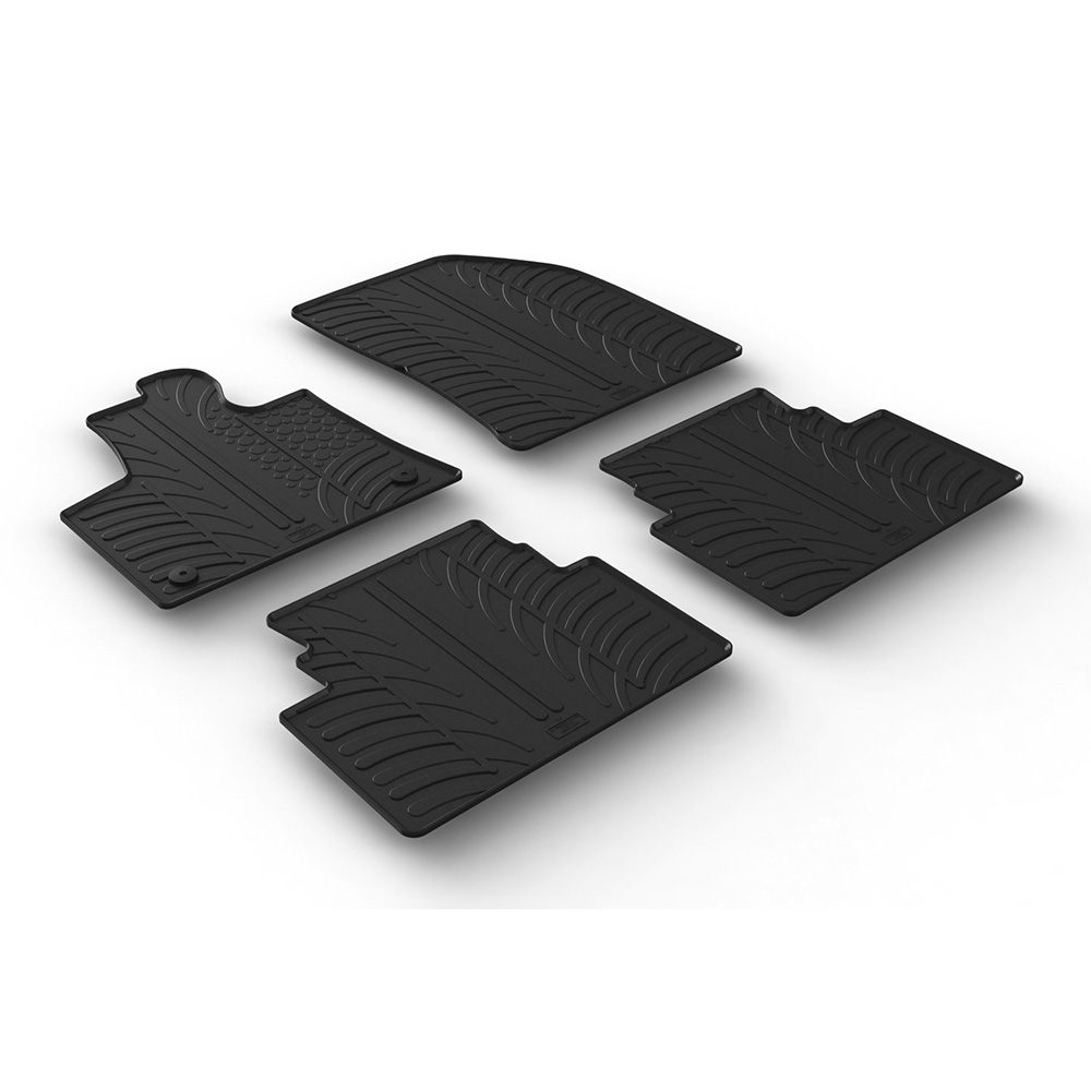 Image of Gledring Automatten Zwart Rubber Citroen C5