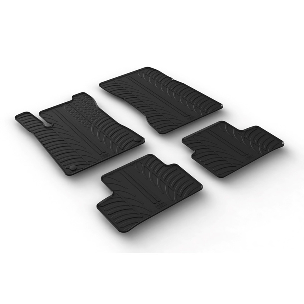 Image of Gledring Automatten Zwart Rubber Mercedes CLA