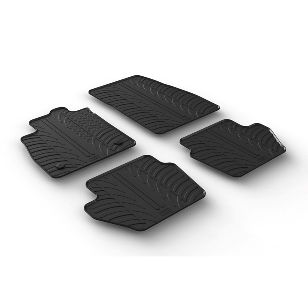 Image of Gledring Automatten Zwart Rubber Ford Fiesta