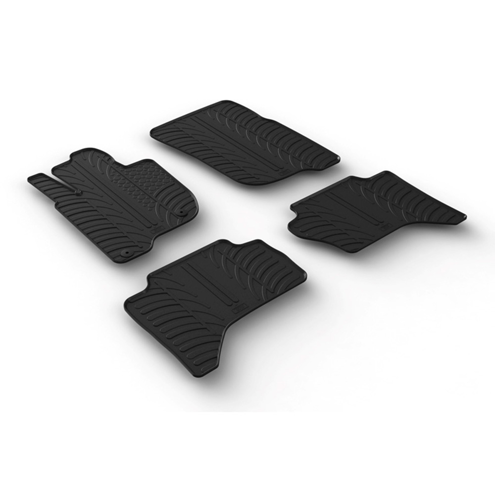 Image of Gledring Automatten Zwart Rubber Mitsubishi L200